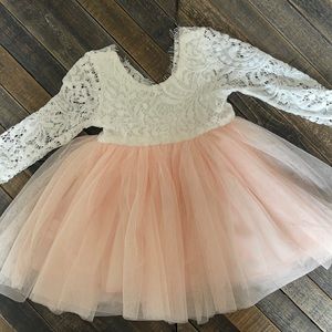 Toddler 12-24 Lace Tulle Dress